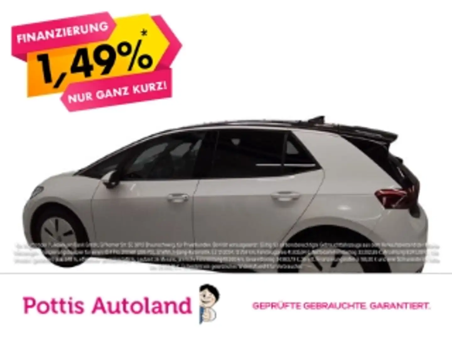 Volkswagen ID.3 PRO NAVI KAMERA IQ.LIGHT PDC SITZHZG Weiß - 1