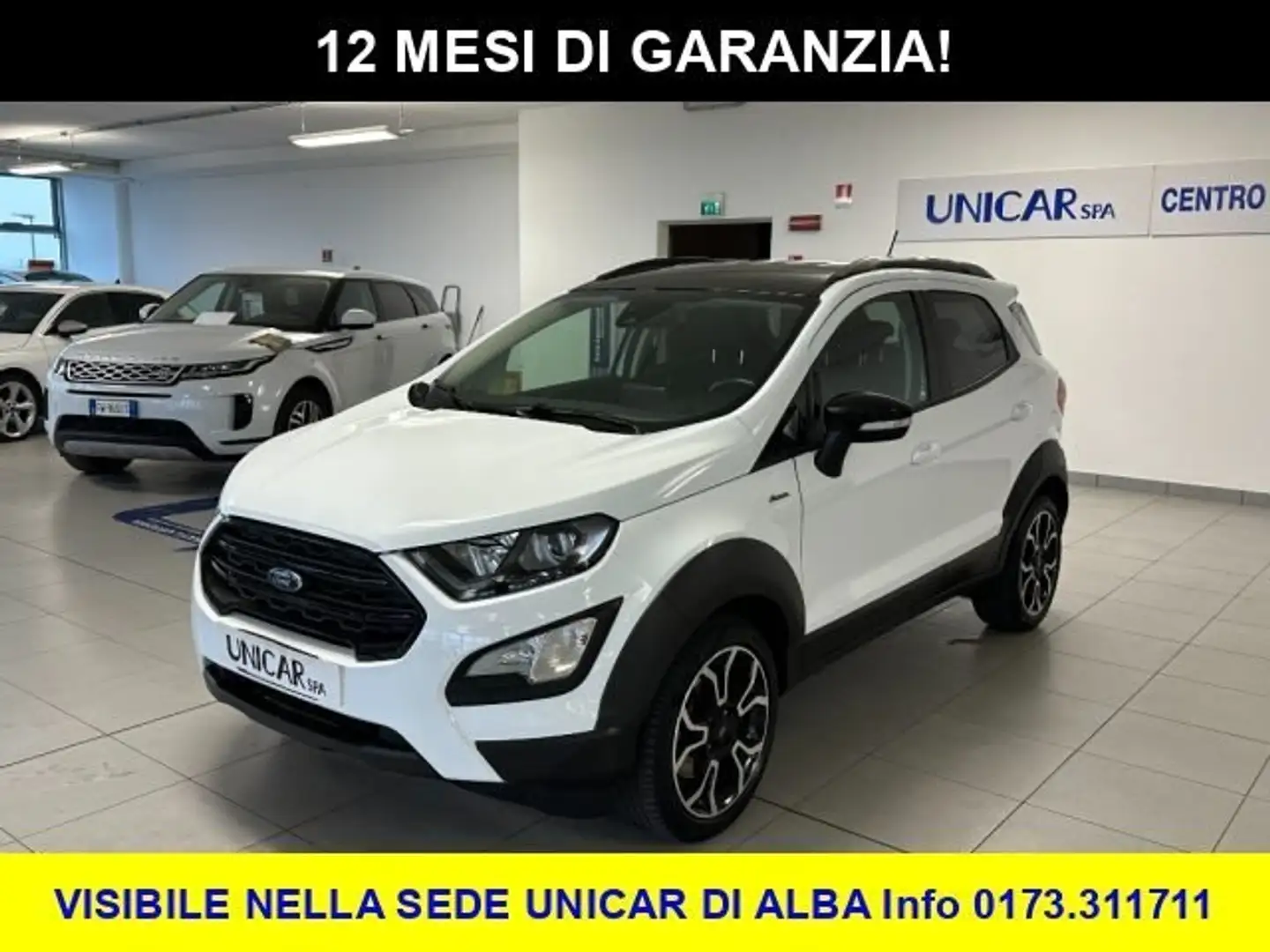 Ford EcoSport 1.000 BENZINA 125 CV ACTIVE Bianco - 1