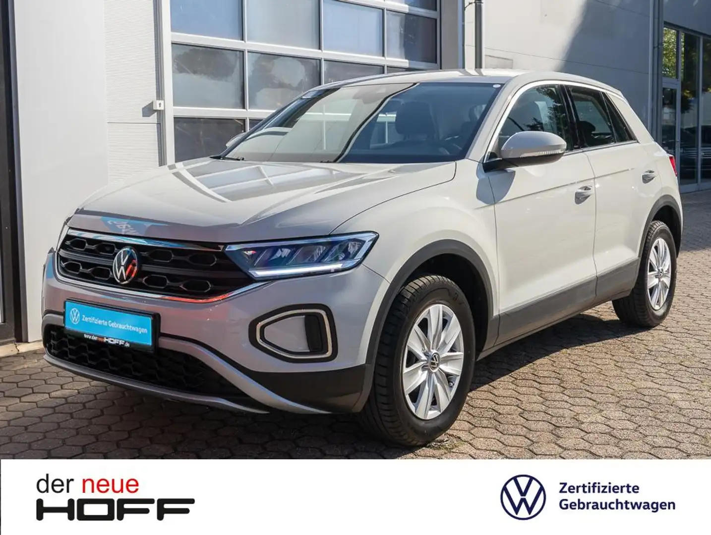 Volkswagen T-Roc 1.0 TSI Klima Bluetooth LED Einparkhilfe Sitzhz Grau - 1