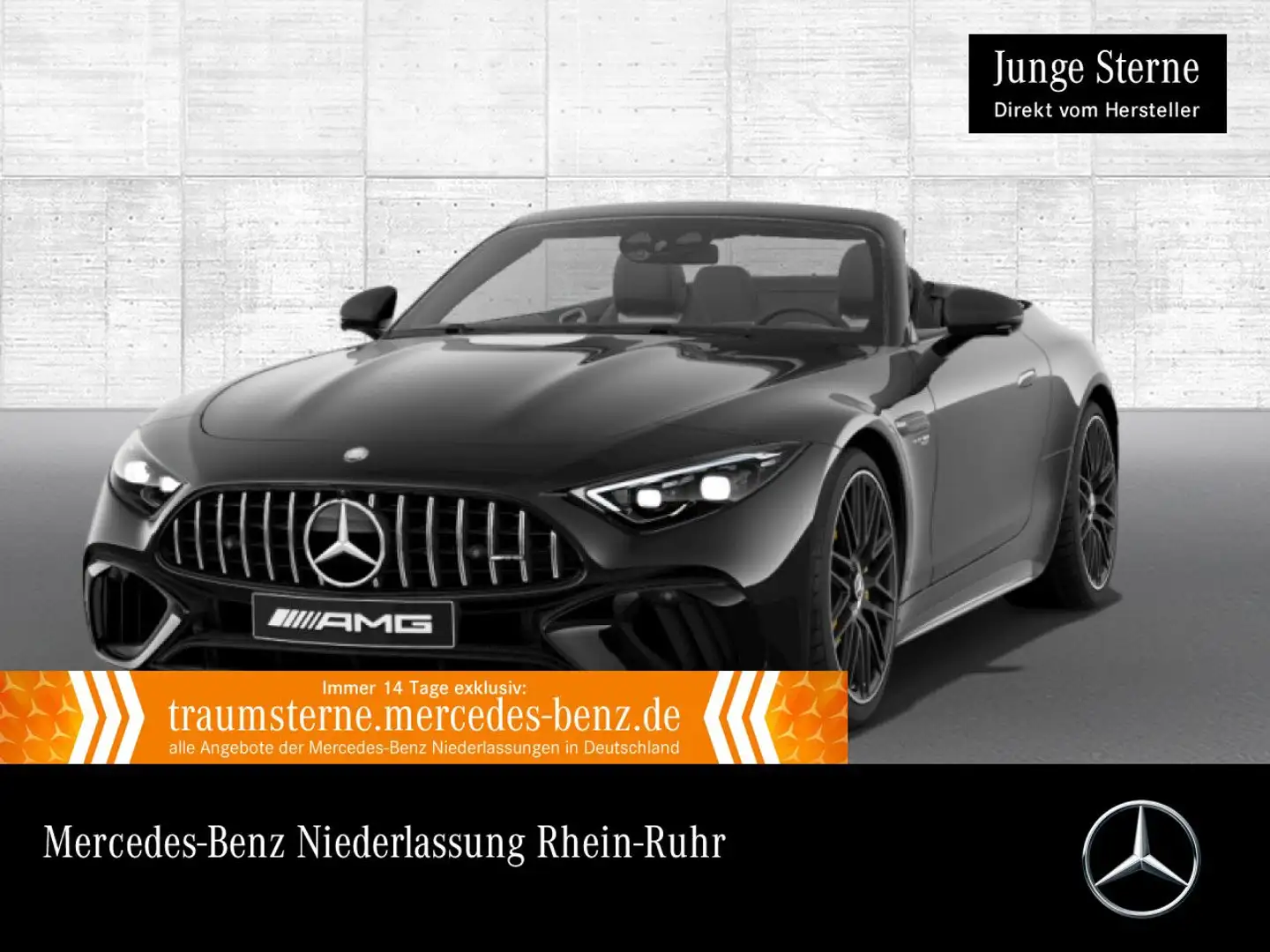 Mercedes-Benz SL 63 AMG Cab. 4M 360° Burmester Distr+ Multisitz Schwarz - 1