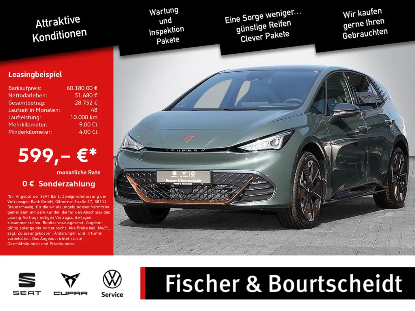 CUPRA Born VZ SENNHEISER PANO FAP"XL" HEAD-UP Grün - 1