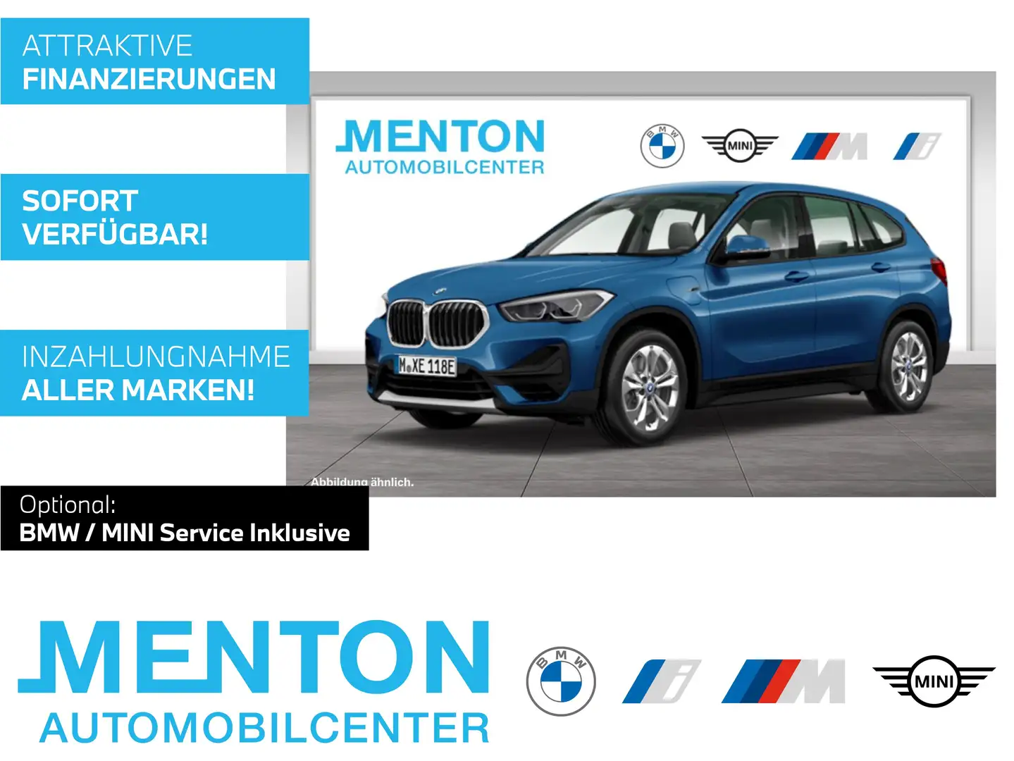 BMW X1 xDrive25e AHK/LED/PDC/Shz/Parkassistent/Navi Blue - 1