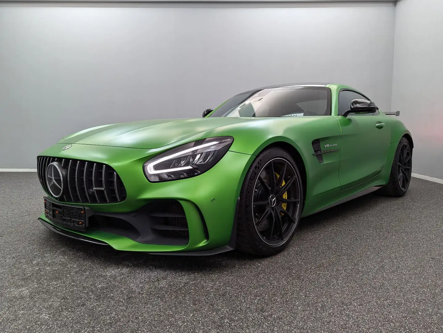 Mercedes-Benz AMG GT *GREEN HELL*1.HD*U-FREI*BURM HE*TOP Vert - 1