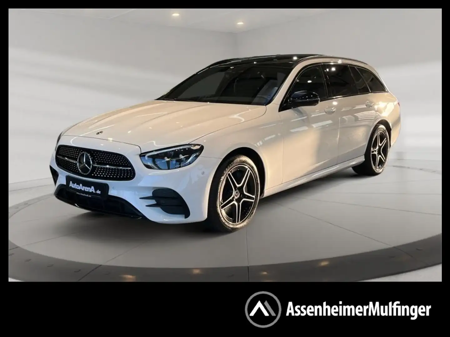 Mercedes-Benz E 300 de 4matic T AMG +MBUX+Wide+Pano+Burm+AHK Weiß - 1