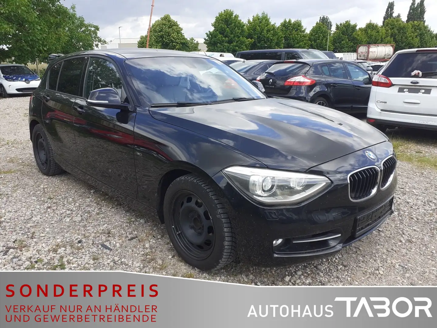 BMW 118 118i Sport Line Leder Xenon PDC LM GRA SHZ Noir - 2