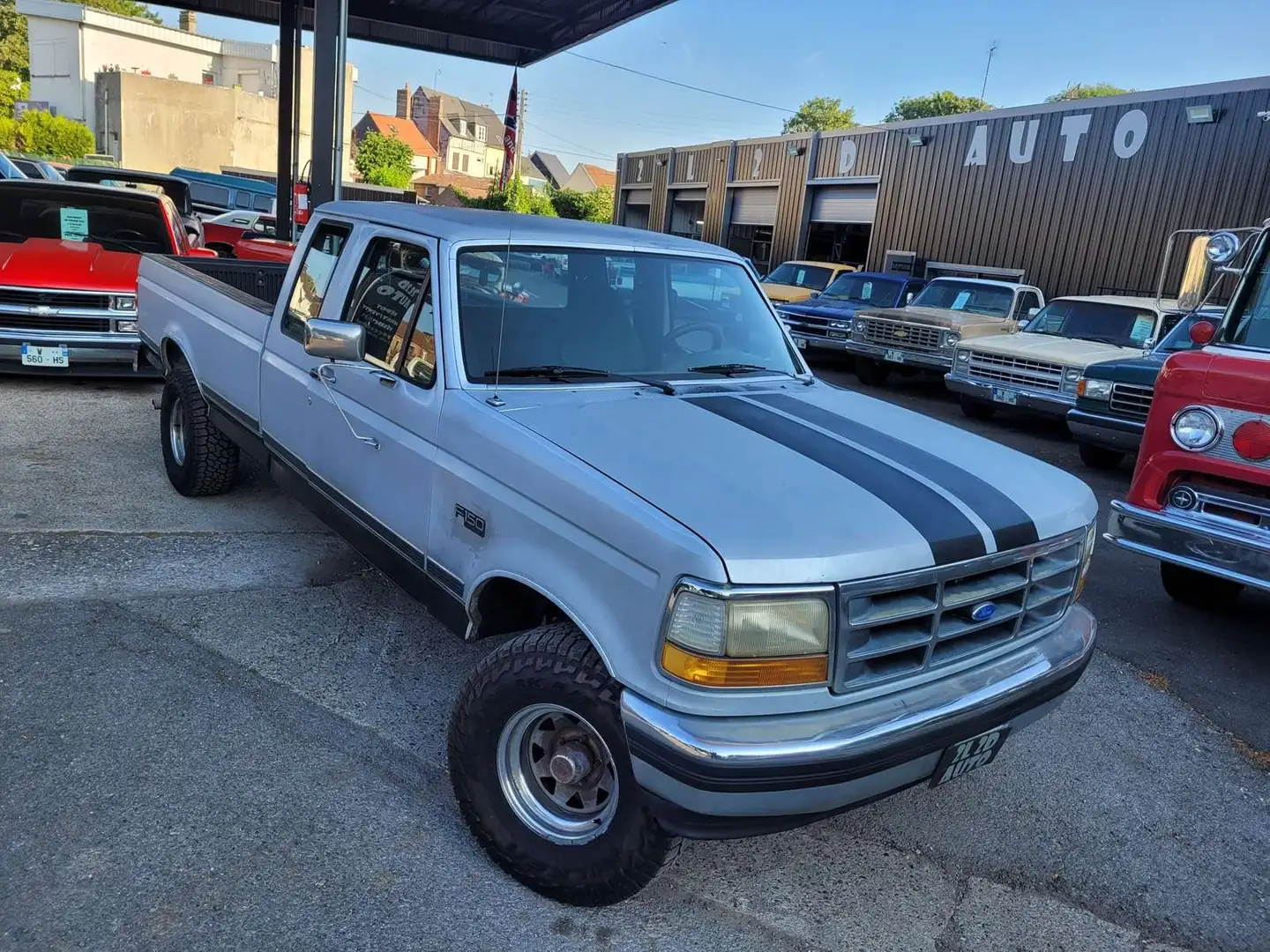 Ford F 150 Ford f150 xlt lariat 5.0 v8 302ci 5 places Grijs - 1
