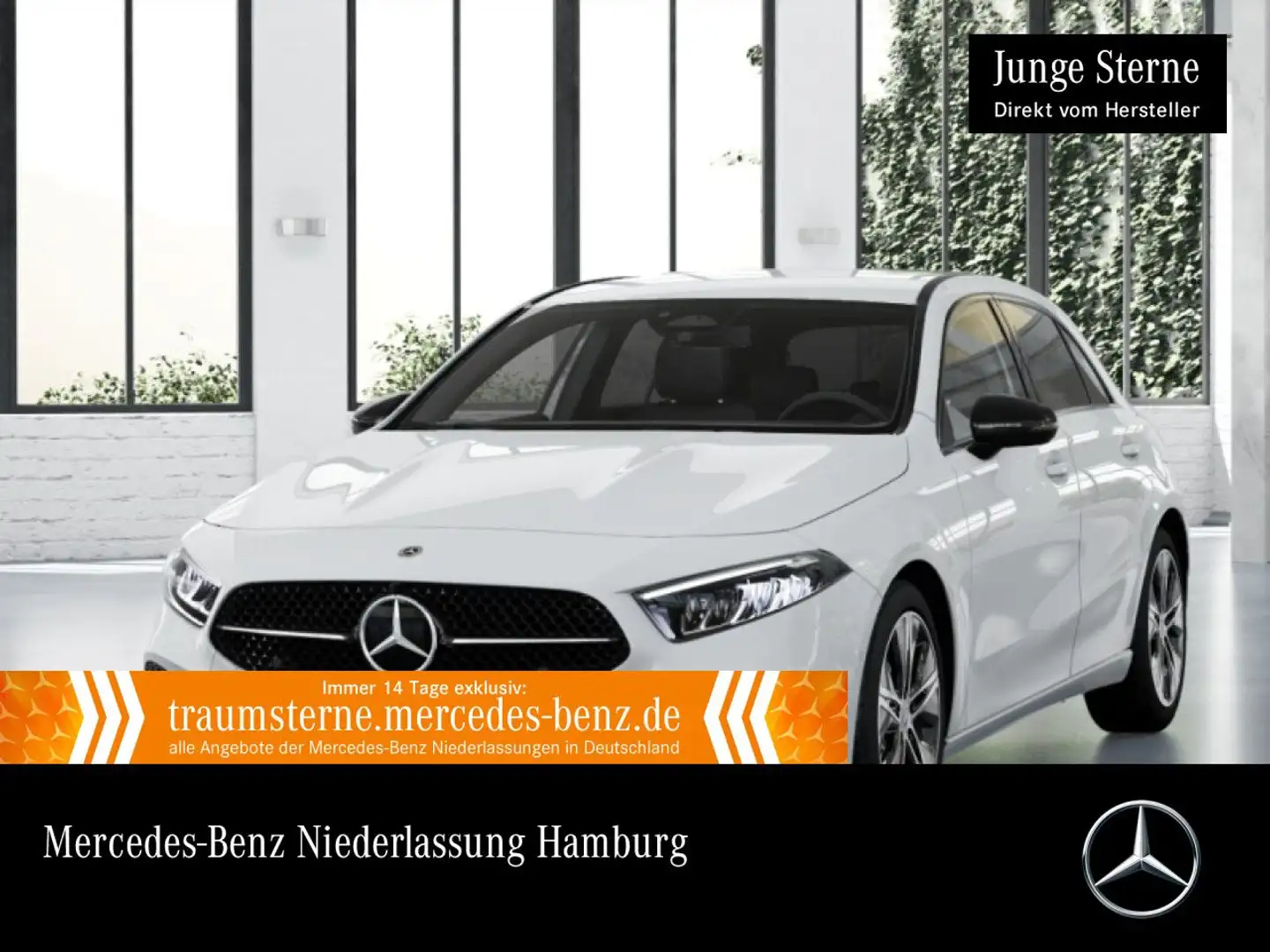 Mercedes-Benz A 200 d PROGRESSIVE+NIGHT+LED+KAMERA+TOTW+8G Blanc - 1