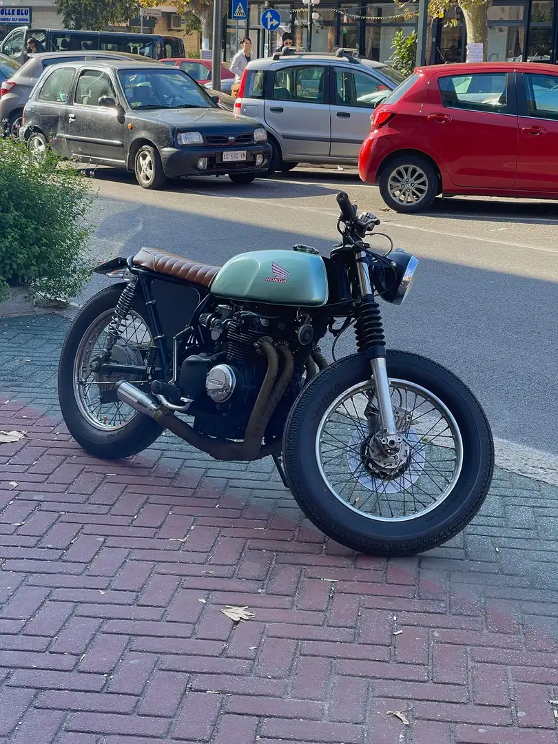 Honda CB 350 Cafe Racer Verde - 1