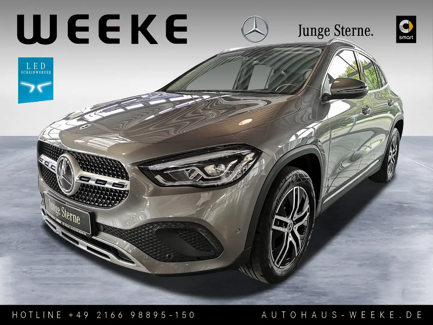 Mercedes-Benz GLA 180 Progressive+LED+MBUX-HIGH-END+SPIEGEL-PA Gris - 1