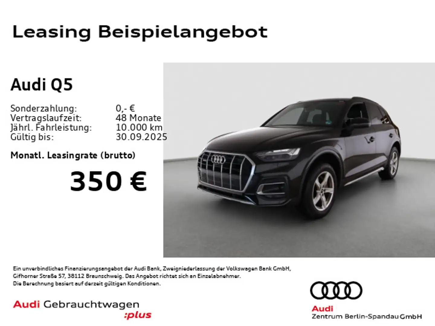 Audi Q5 40 TFSI qu. Adv. S tronic *MATRIX*360°*AHK* Schwarz - 1