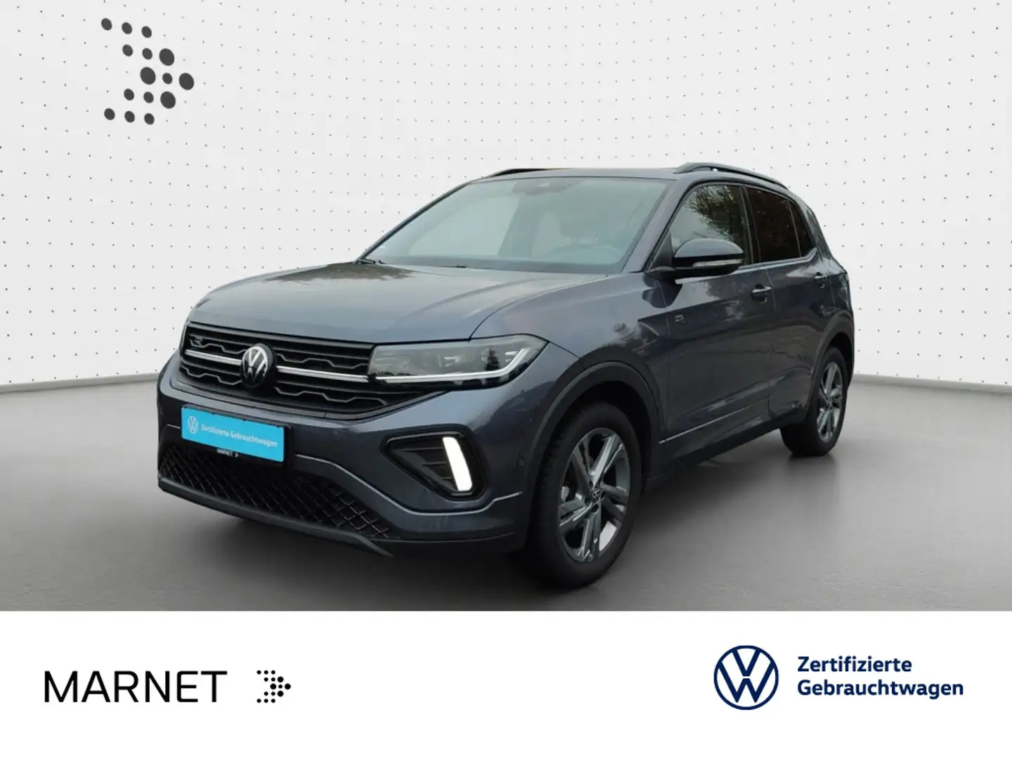 Volkswagen T-Cross 1.5 TSI DSG R-LINE*BLACK-STYLE*IQ.LIGHT* Grau - 1