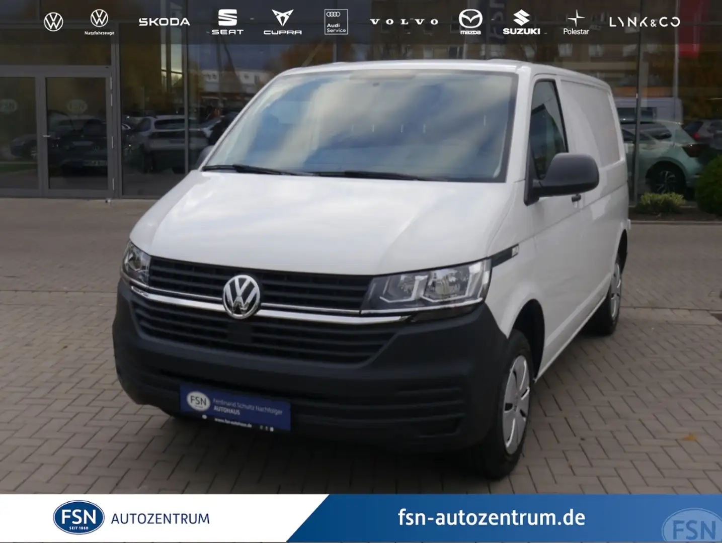 Volkswagen T6.1 Transporter Kasten 2.0 TDI Klima Sthz AHK PD Weiß - 1
