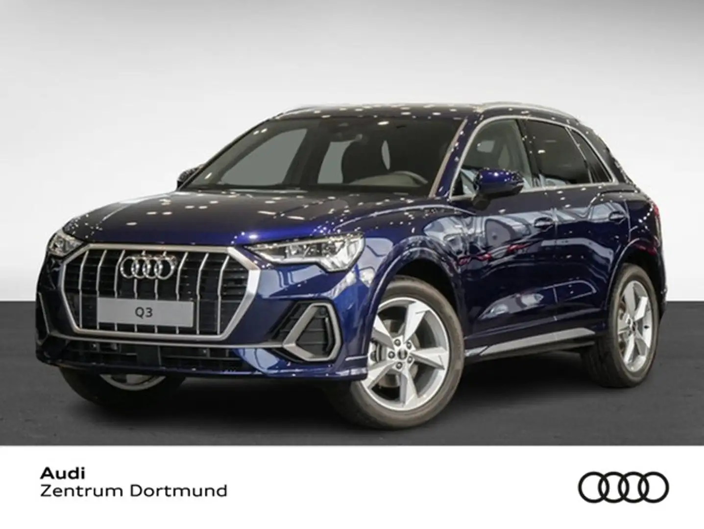 Audi Q3 35 S LINE AHK CAM LM19 E-KLAPPE NAVI+ SITZHZ. Blau - 1