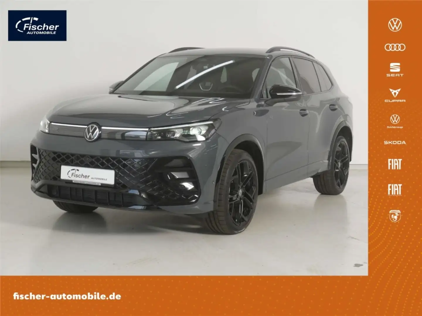 Volkswagen Tiguan 2.0 TSI 4Mot. R-Line Black Style DSG AHK Gris - 1