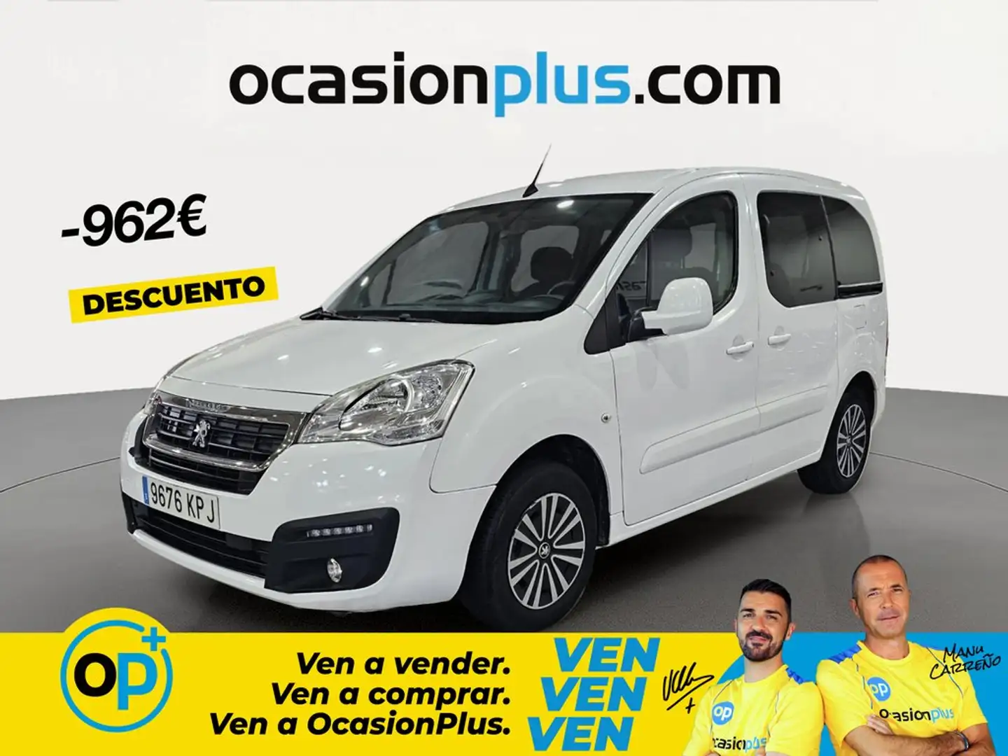 Peugeot Partner Tepee 1.6BlueHDI Active 100 Blanco - 1