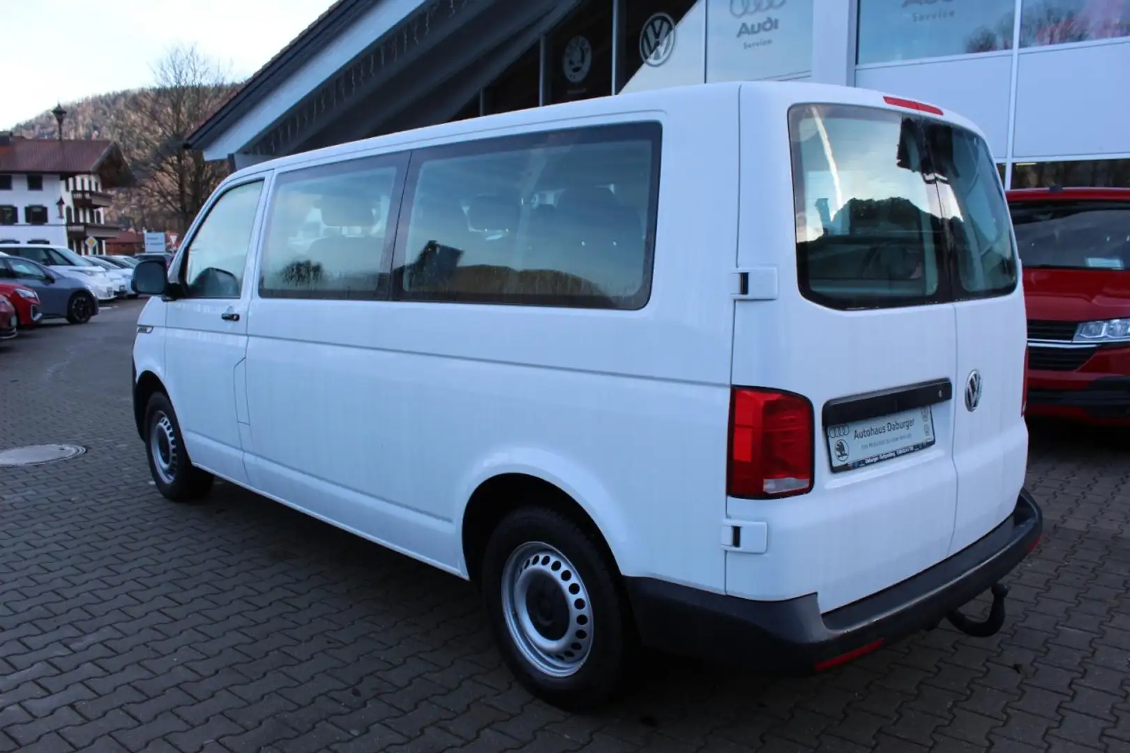 Volkswagen T6.1 Transporter Kombi LANG+4MOTION+9-Sitze+AHK Klima Navi Blanc - 2