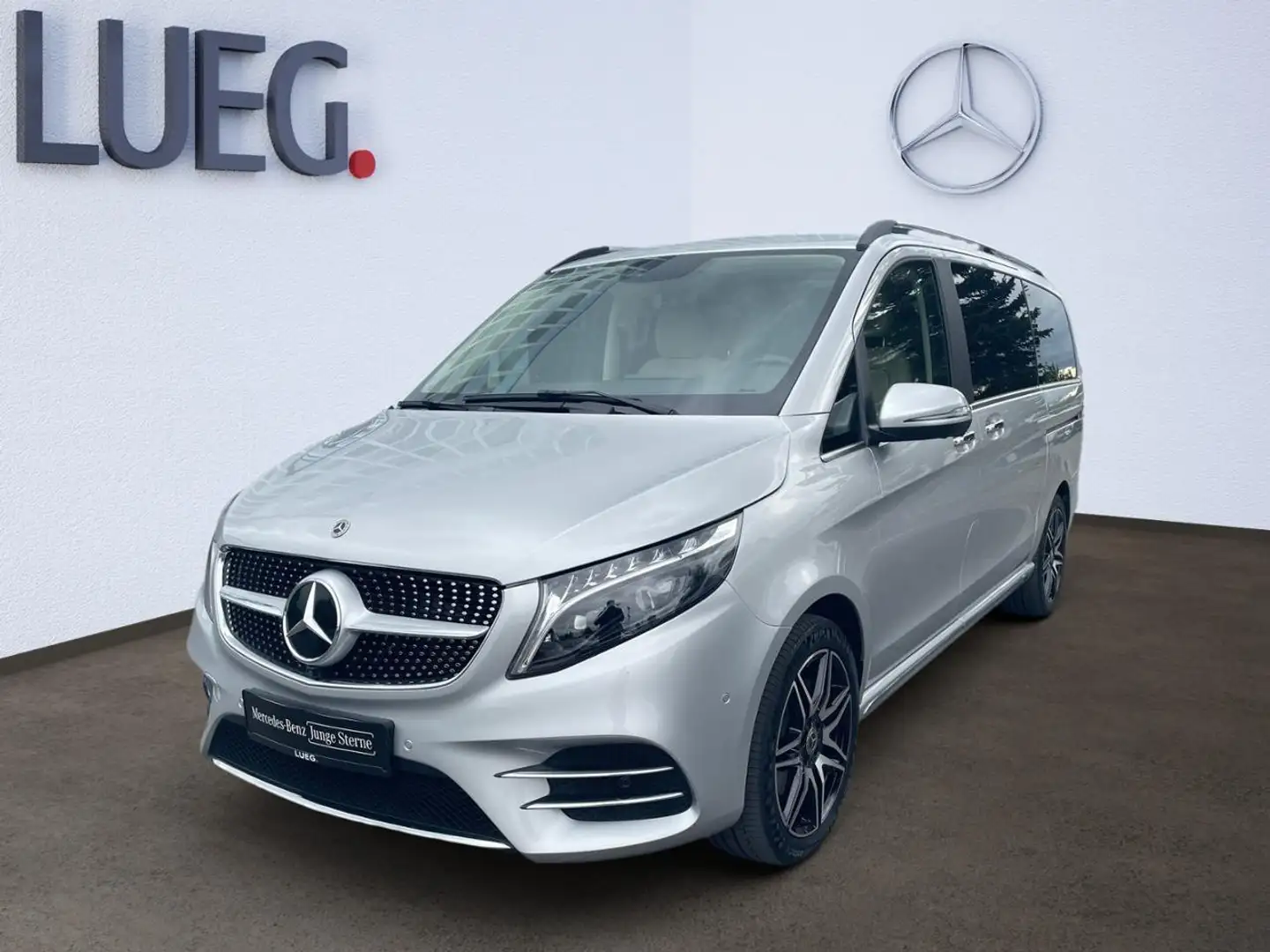 Mercedes-Benz V 300 d 4MATIC EXCLUSIVE EDITION L el.Schiebe Argent - 1