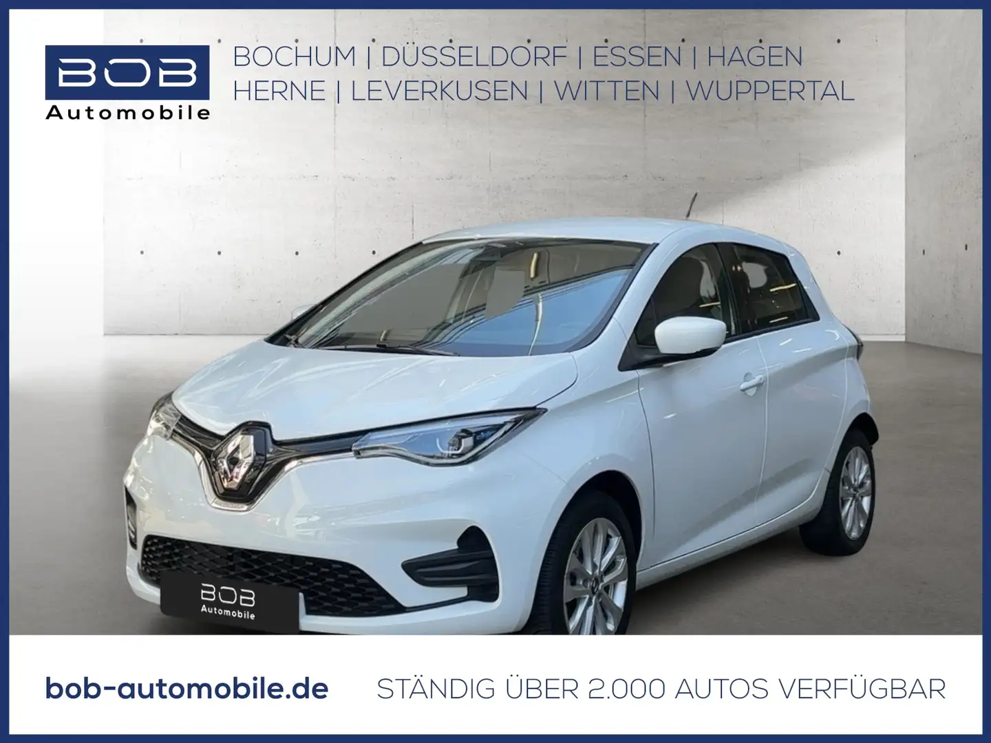 Renault ZOE EXPERIENCE R110 Z.E.50 LED+Klima+Carplay Weiß - 1