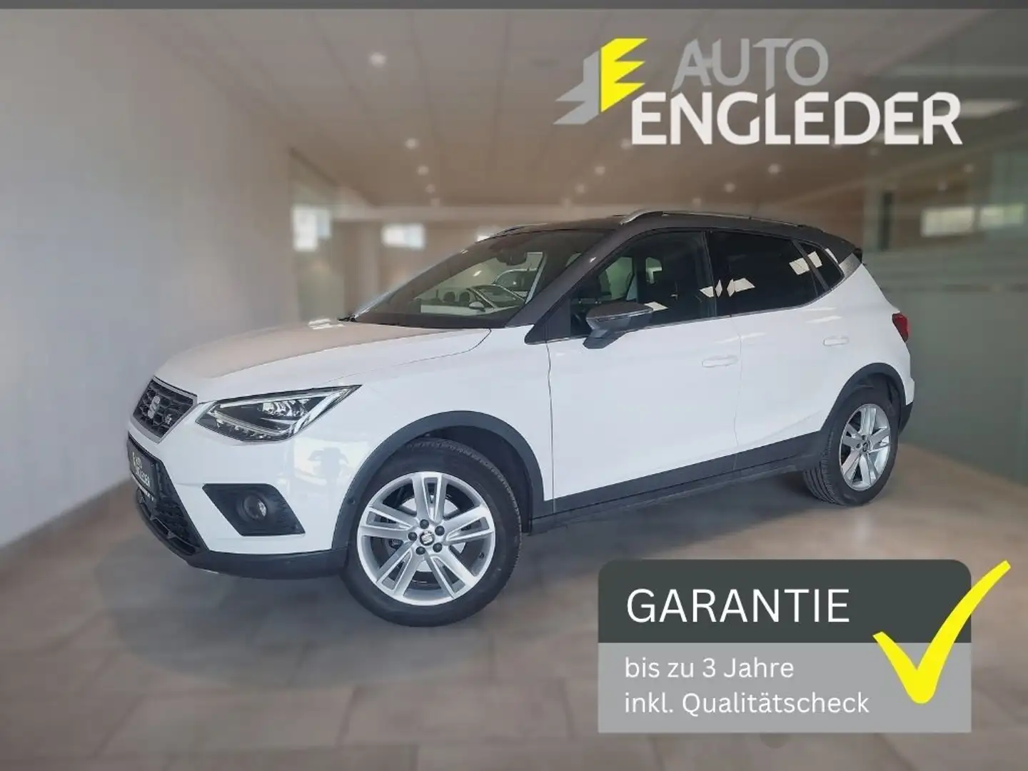 SEAT Arona 1,0 Eco TSI FR Fastlane Weiß - 1