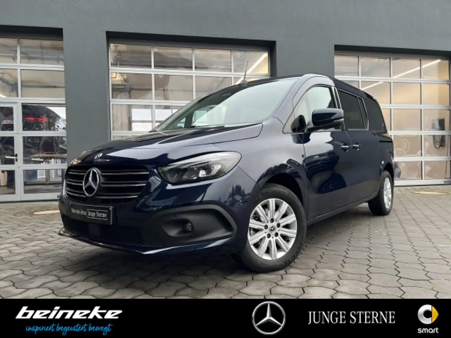 Mercedes-Benz T-Klasse T 180 PROGRESSIVE Lang 7Sitzer AHK+Navi+LED+CAM BC Blau - 2