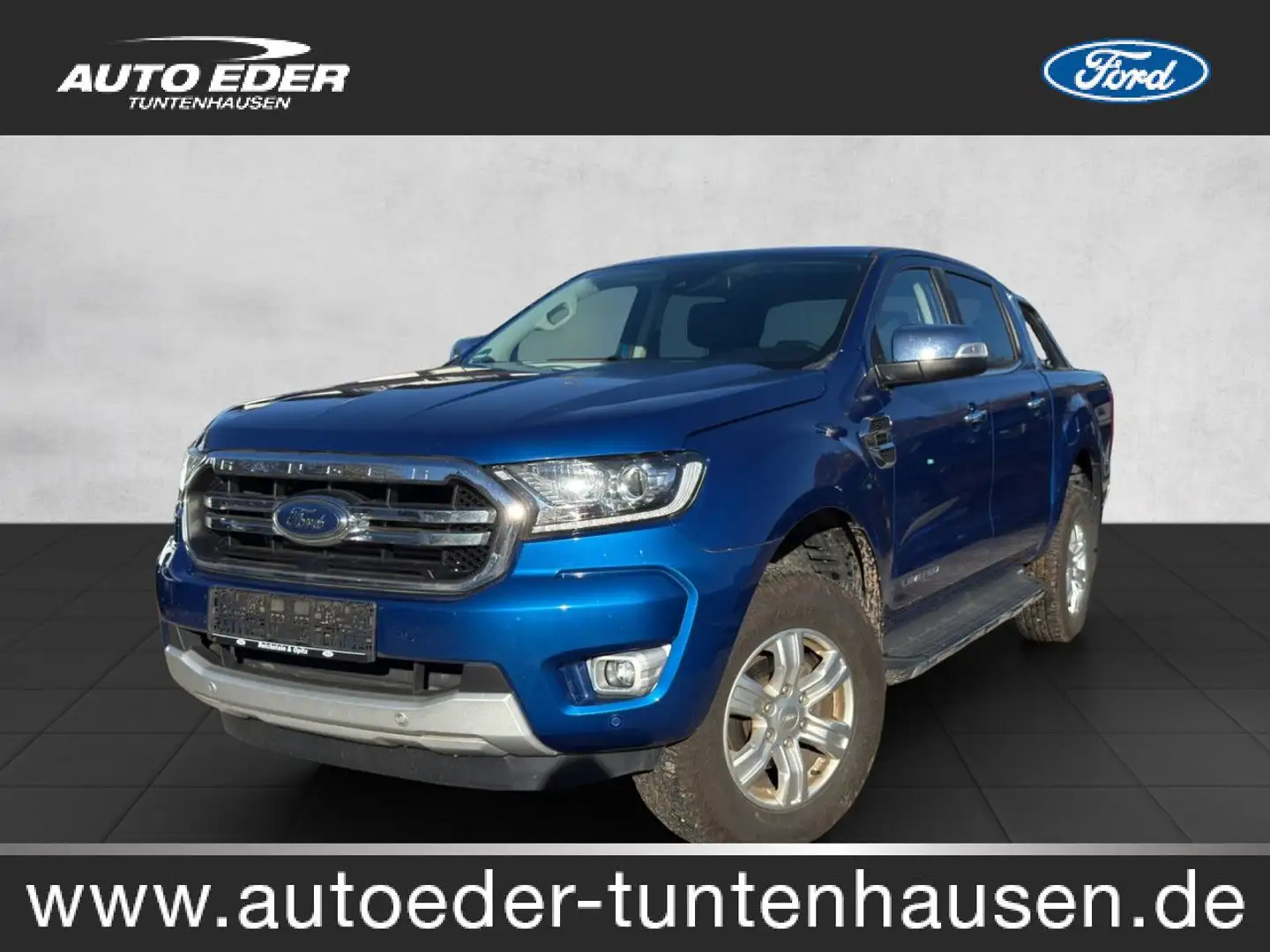 Ford Ranger Limited Doppelkabine 4x4 Automatik Klima Blau - 1