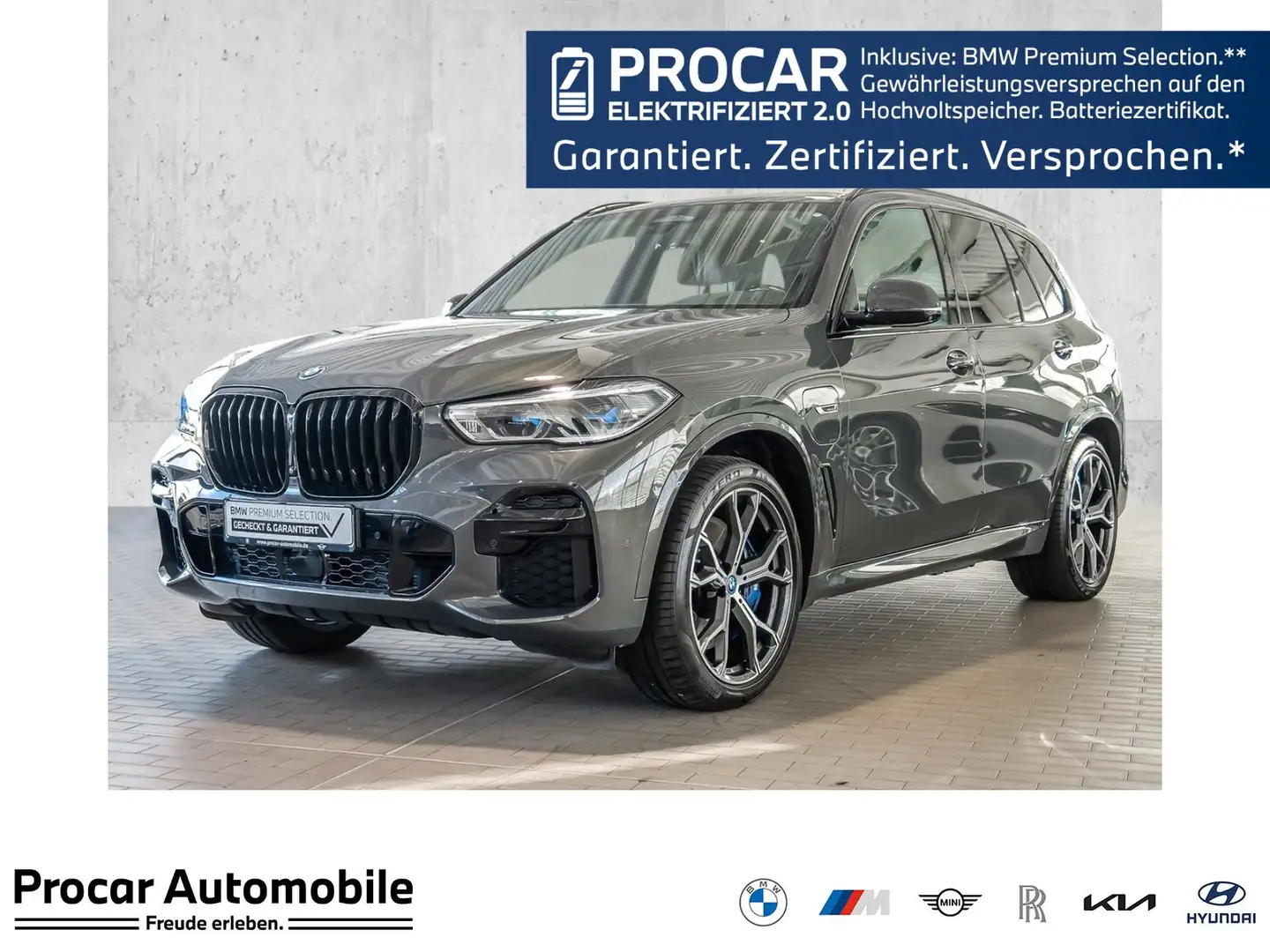BMW X5 xDrive45e MSport AHK Laser DAProf Pano PA+ Grau - 1