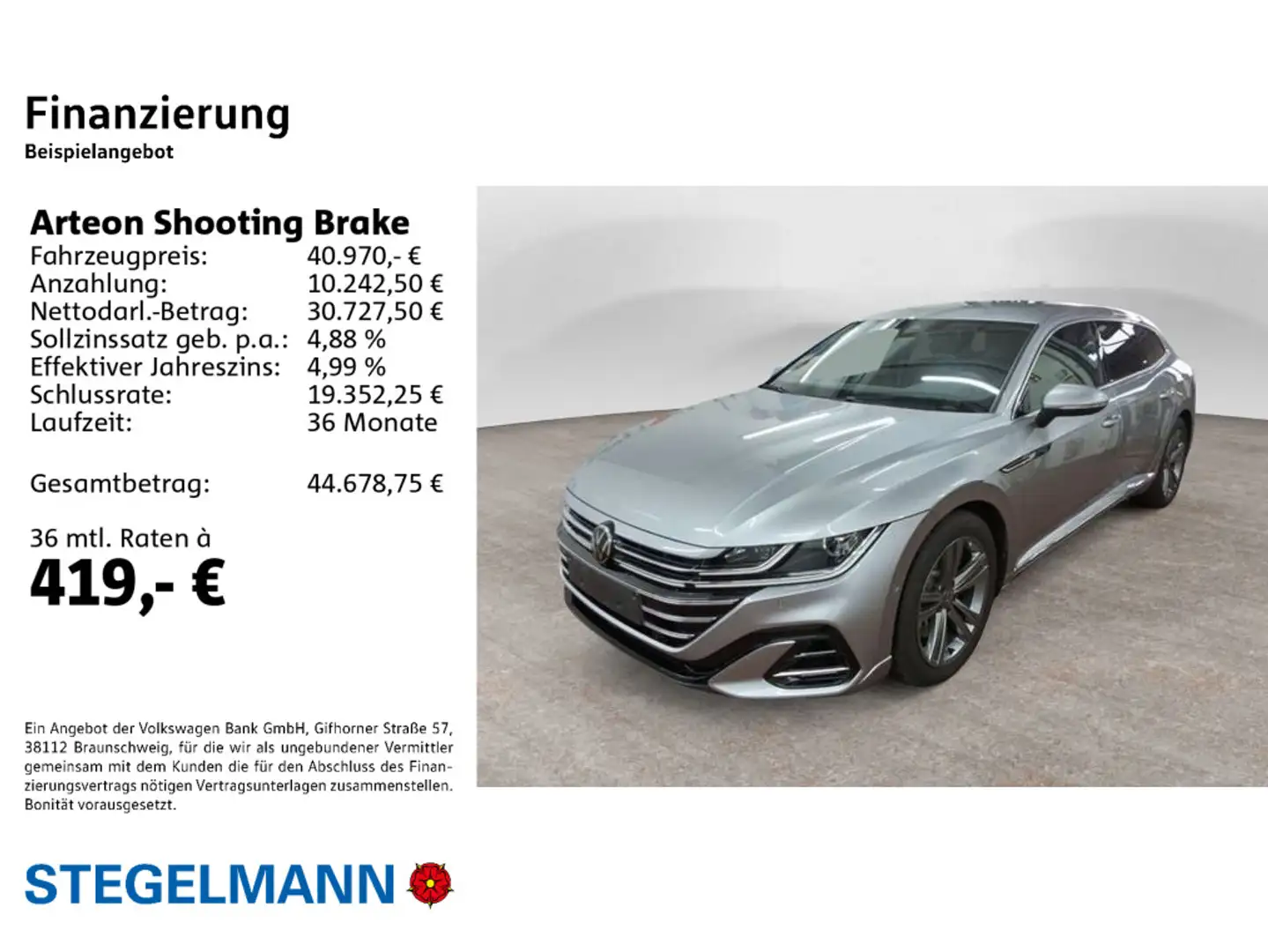 Volkswagen Arteon 2.0 TSI DSG 4M R-Line *AHK Silber - 2