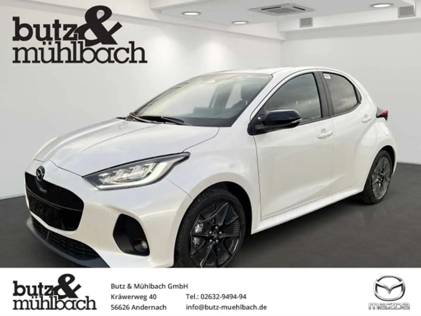 Mazda 2 1.5 VVT-i 116 CVT HOMURA LED Apple CarPlay Android Weiß - 1