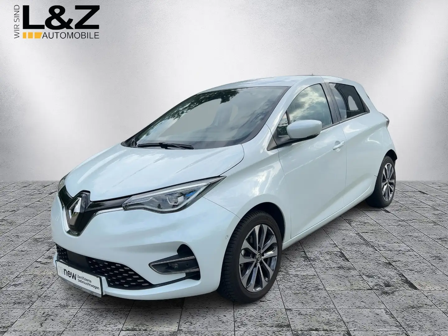 Renault ZOE R135 ZE50 Intens *CCS,Navi,PDC,SHZ,GJR* Kaufbatterie Weiß - 1