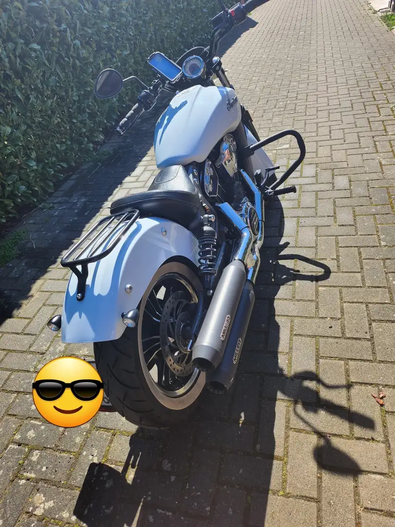 Indian Scout Chopper Blanco - 2