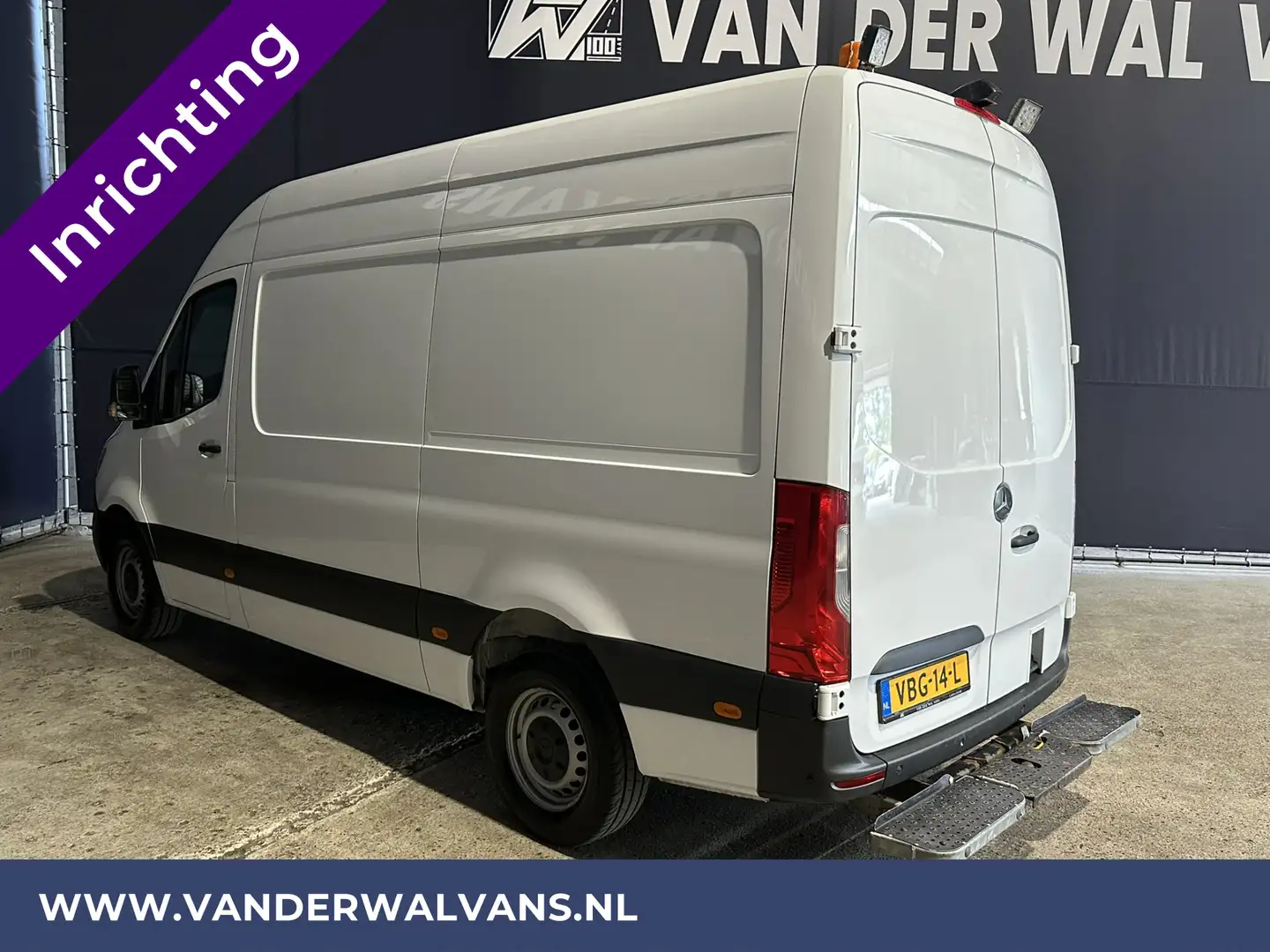 Mercedes-Benz Sprinter 316 CDI 164pk 3500kg Trekhaak L2H2 Inrichting Euro Wit - 2