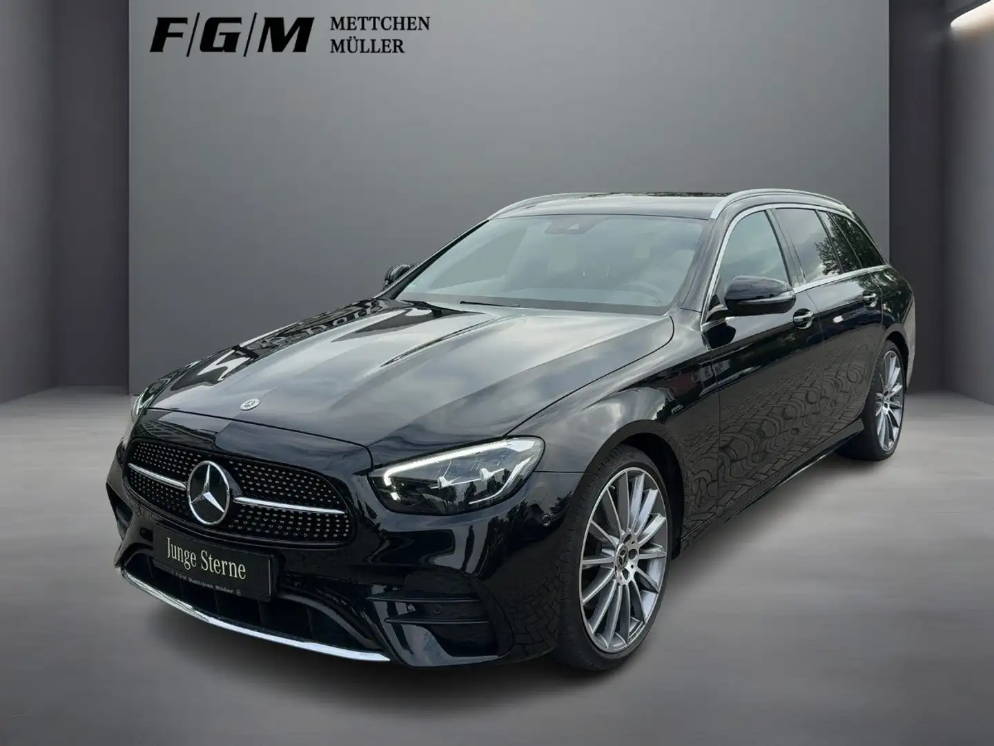 Mercedes-Benz E 220 d T 4M AMG-Line TWA|AHK|Sitzhz|EASY-PACK Schwarz - 2