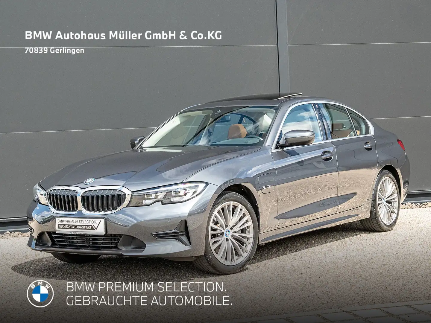 BMW 320 eA Lim GSD AHK Sportsitz DAB Kamera Navi 1VB Grau - 2