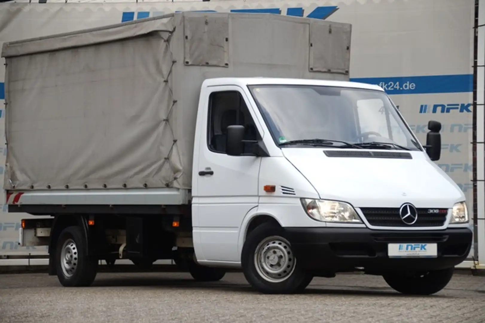 Mercedes-Benz Sprinter 308 CDI  Maxi 3 Sitzer Top zust. Do.Air Blanc - 1