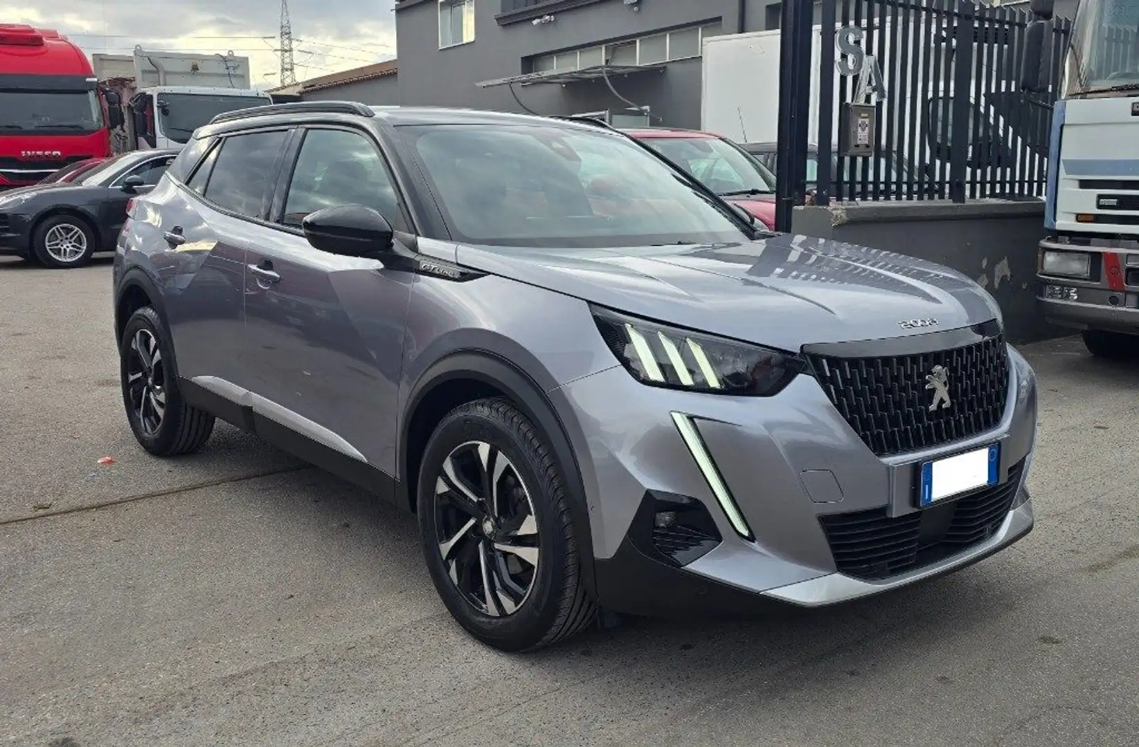 Peugeot 2008 1° serie PureTech Turbo 130 EAT6 S&S GT Line Gris - 2