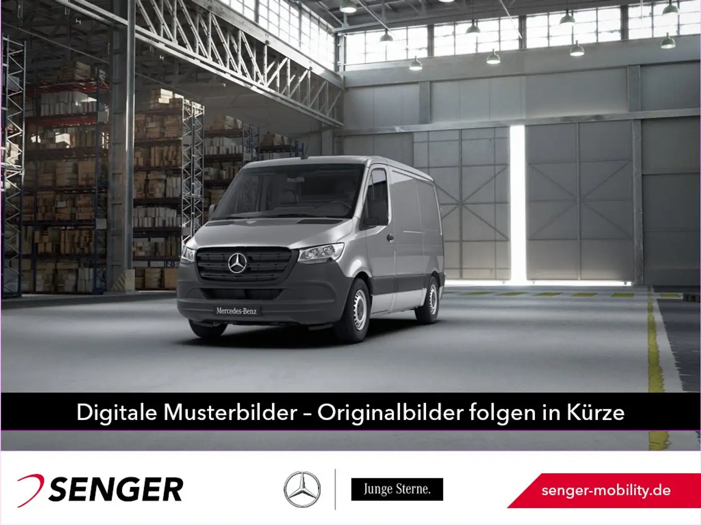 Mercedes-Benz Sprinter 214 CDI KA L1H1 MBUX Klima Kamera Holz Argent - 1