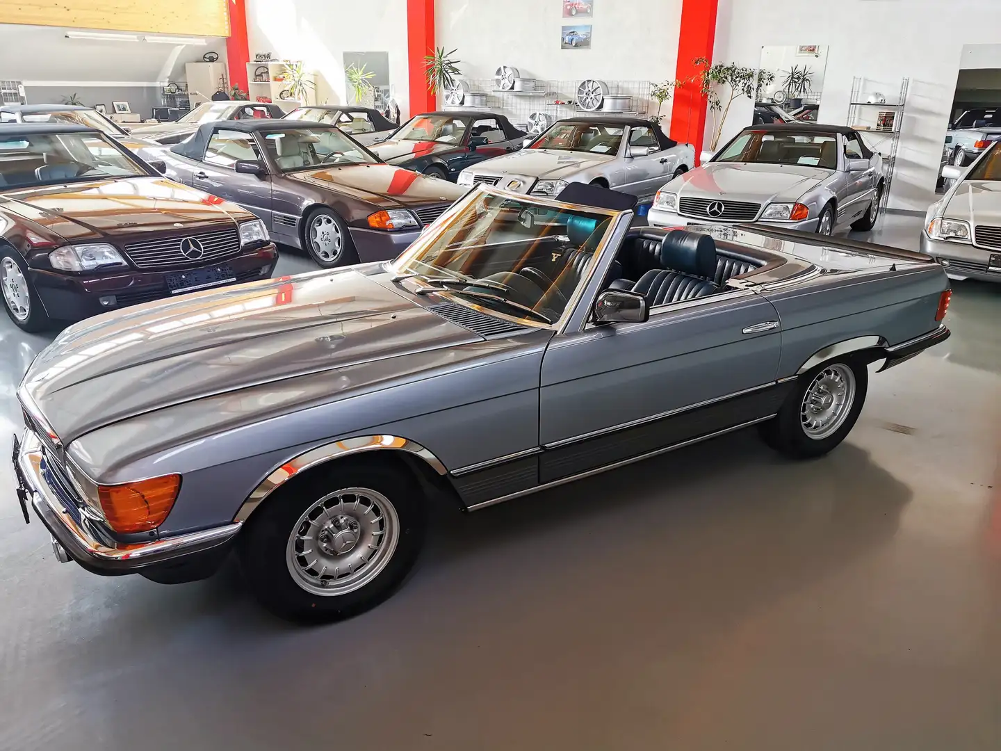 Mercedes-Benz SL 500 Deutsche Ausführung mit Hardtop Silber - 1