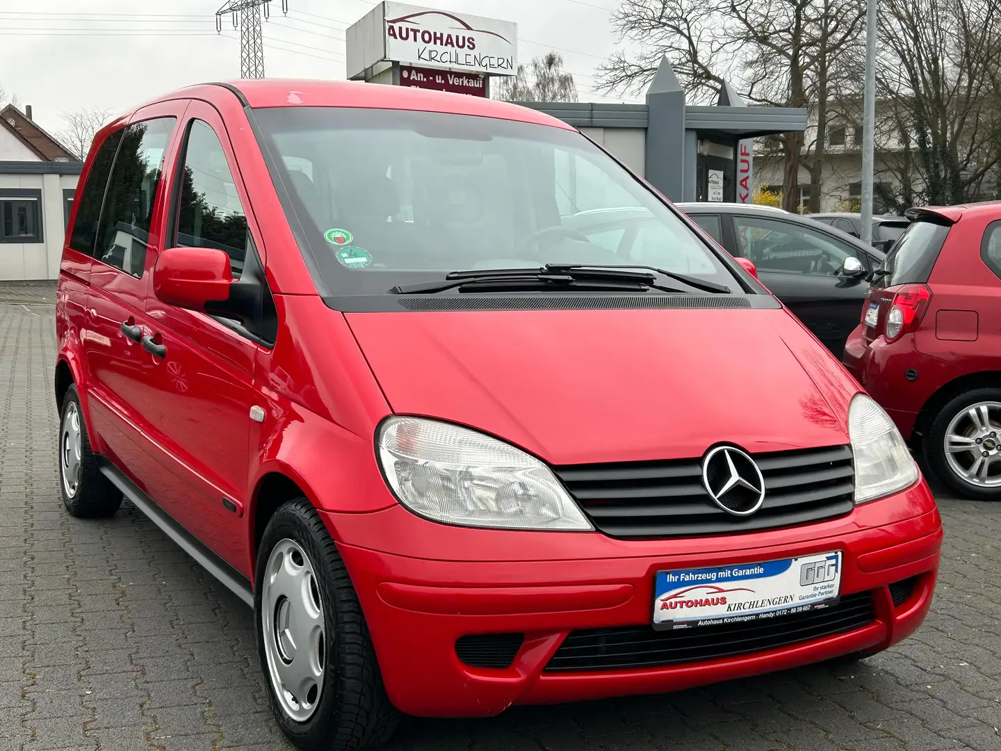 Mercedes-Benz Vaneo CDI 1,7 COMPAKT VAN TREND EURO-4 HU/A:NEU AHK TOP. Czerwony - 1