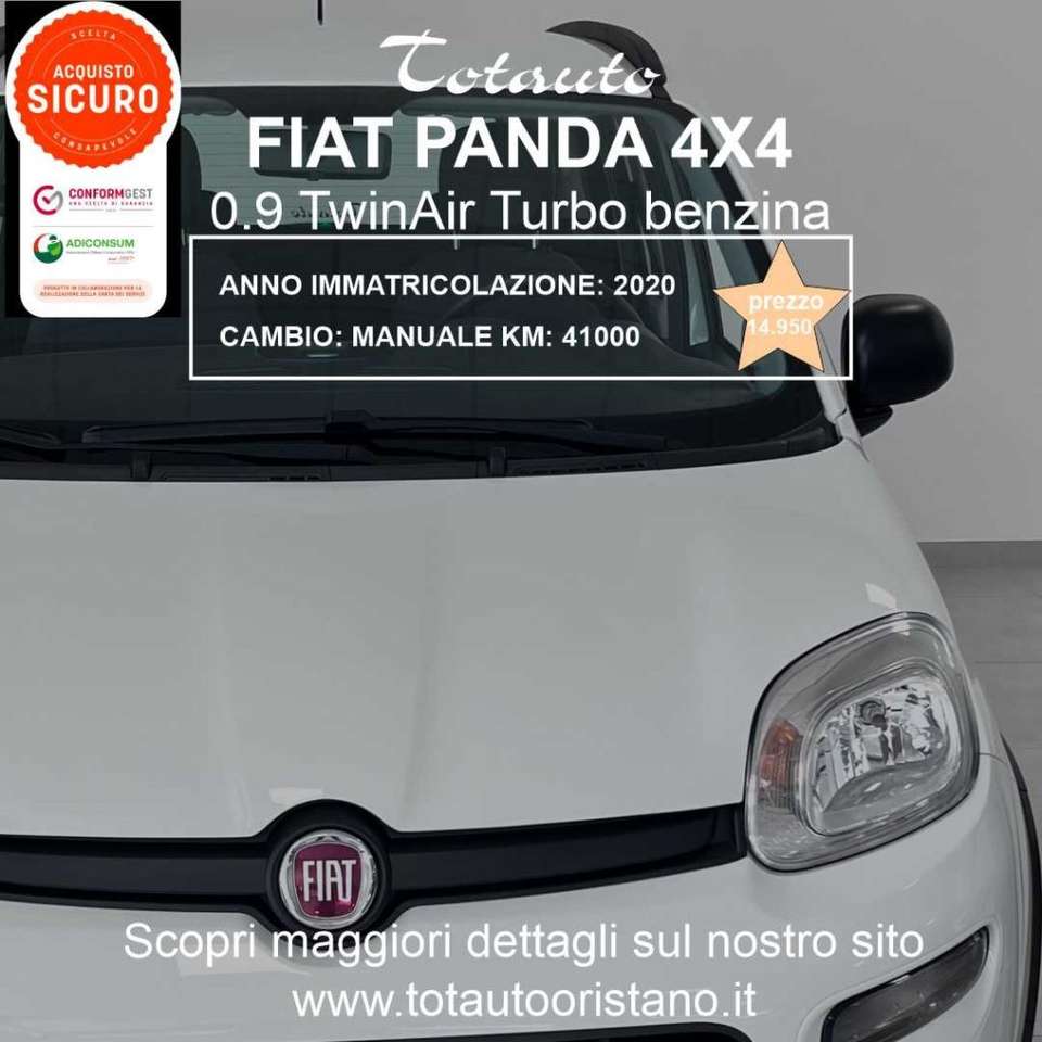 Fiat Panda 0.9 TwinAir Turbo S&S 4x4