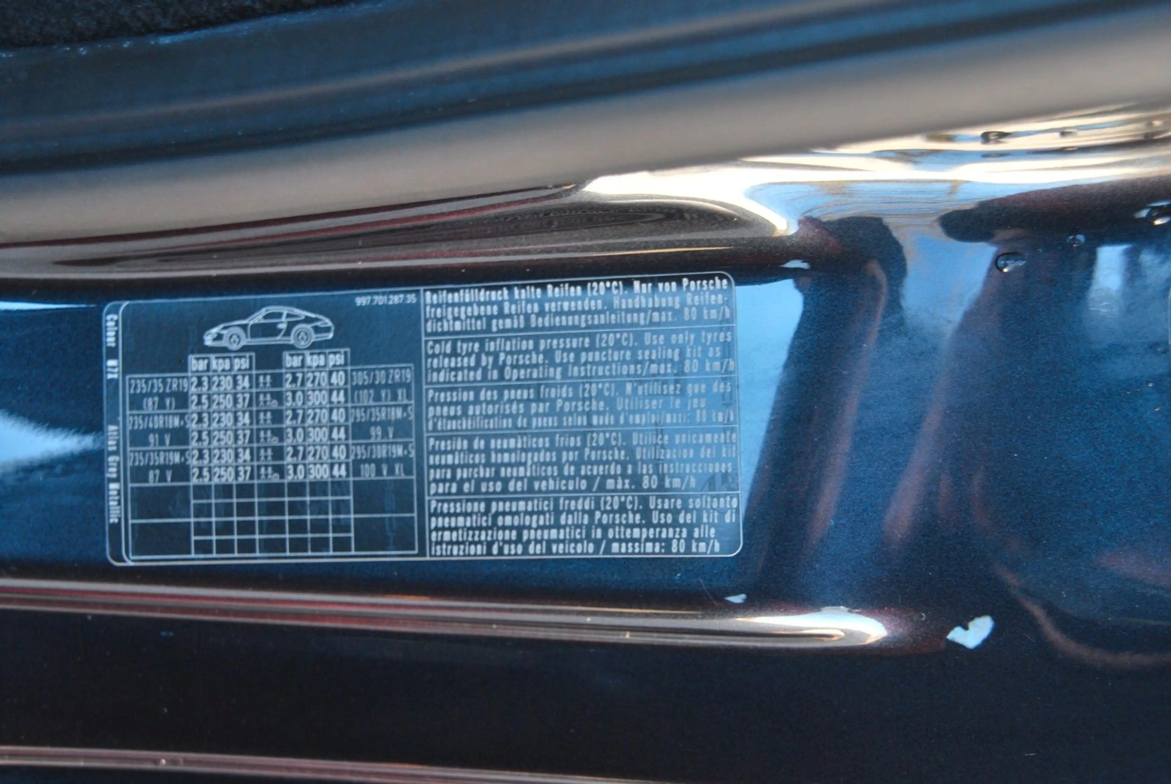 Porsche 997 Carrera 4 S Nachlackierungsfrei — photo 11