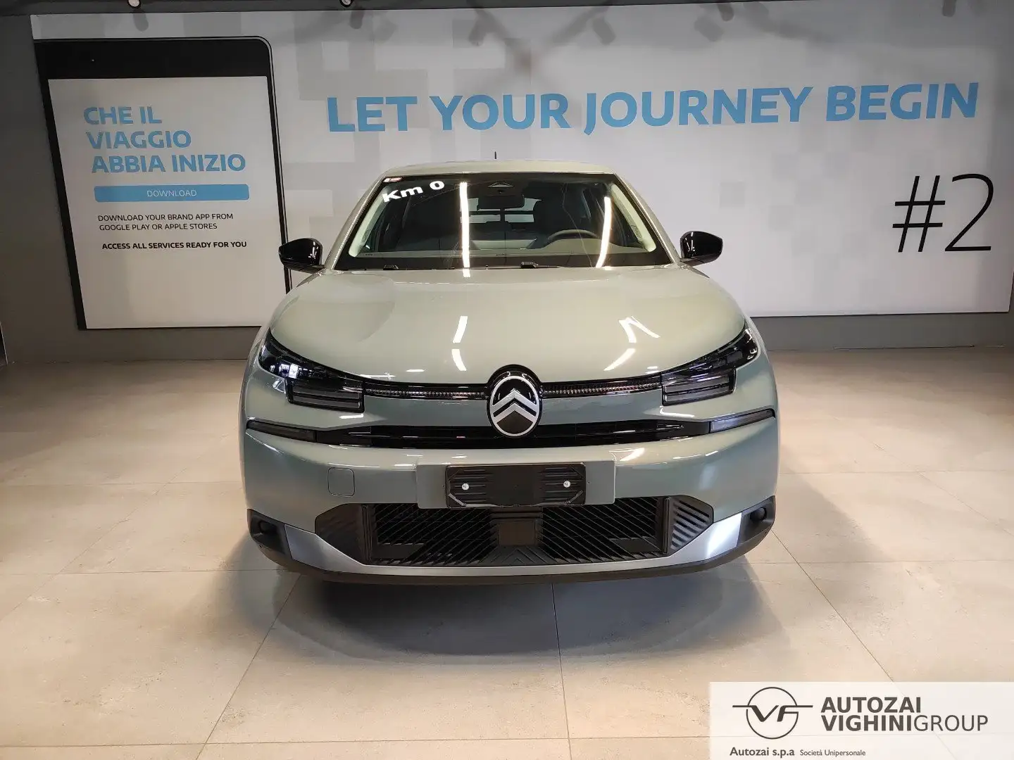 Citroen C4 Benzina 130 cv Automatico Plus Gris - 2