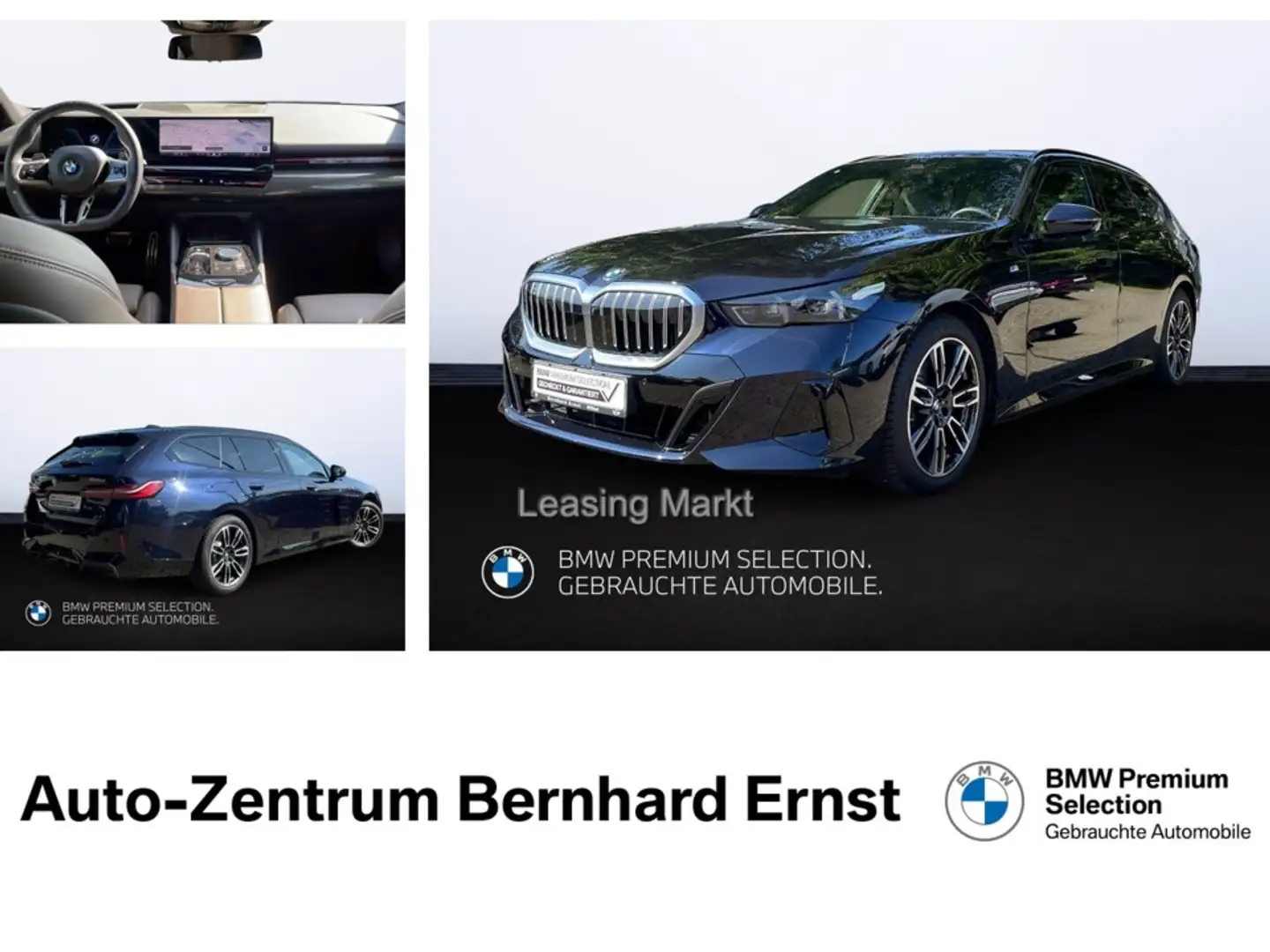 BMW 520 d Touring M Sportpaket Panorama Standhzg. AHK Schwarz - 1