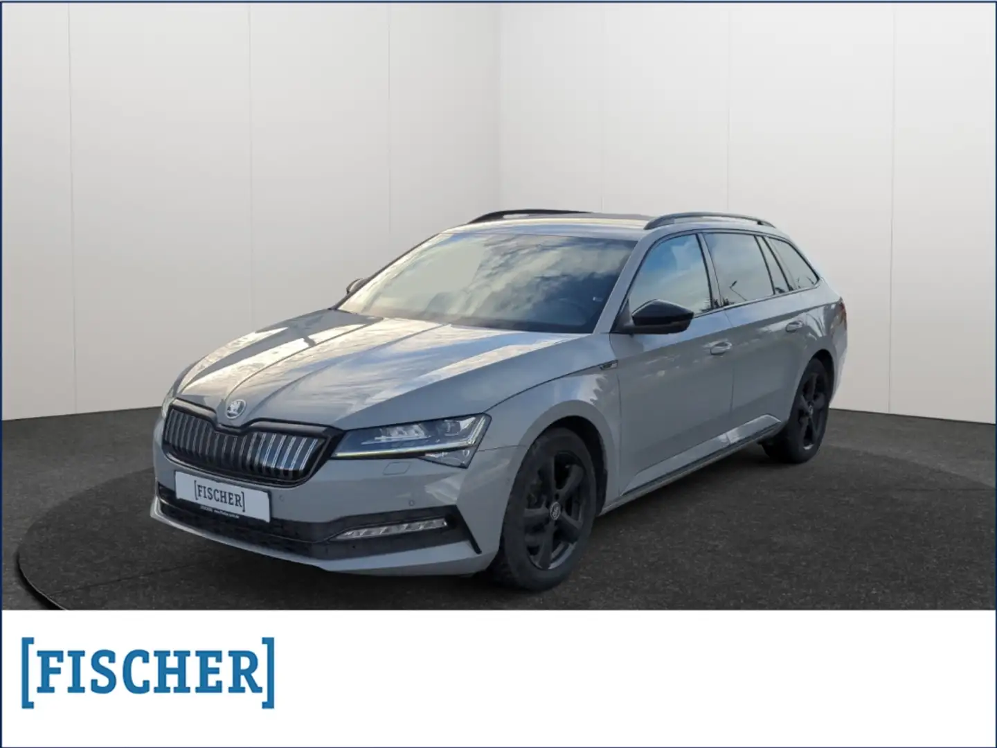 Skoda Superb Combi 1.4TSI iV DSG Sportline LED Navi AHK STHZ Grau - 1