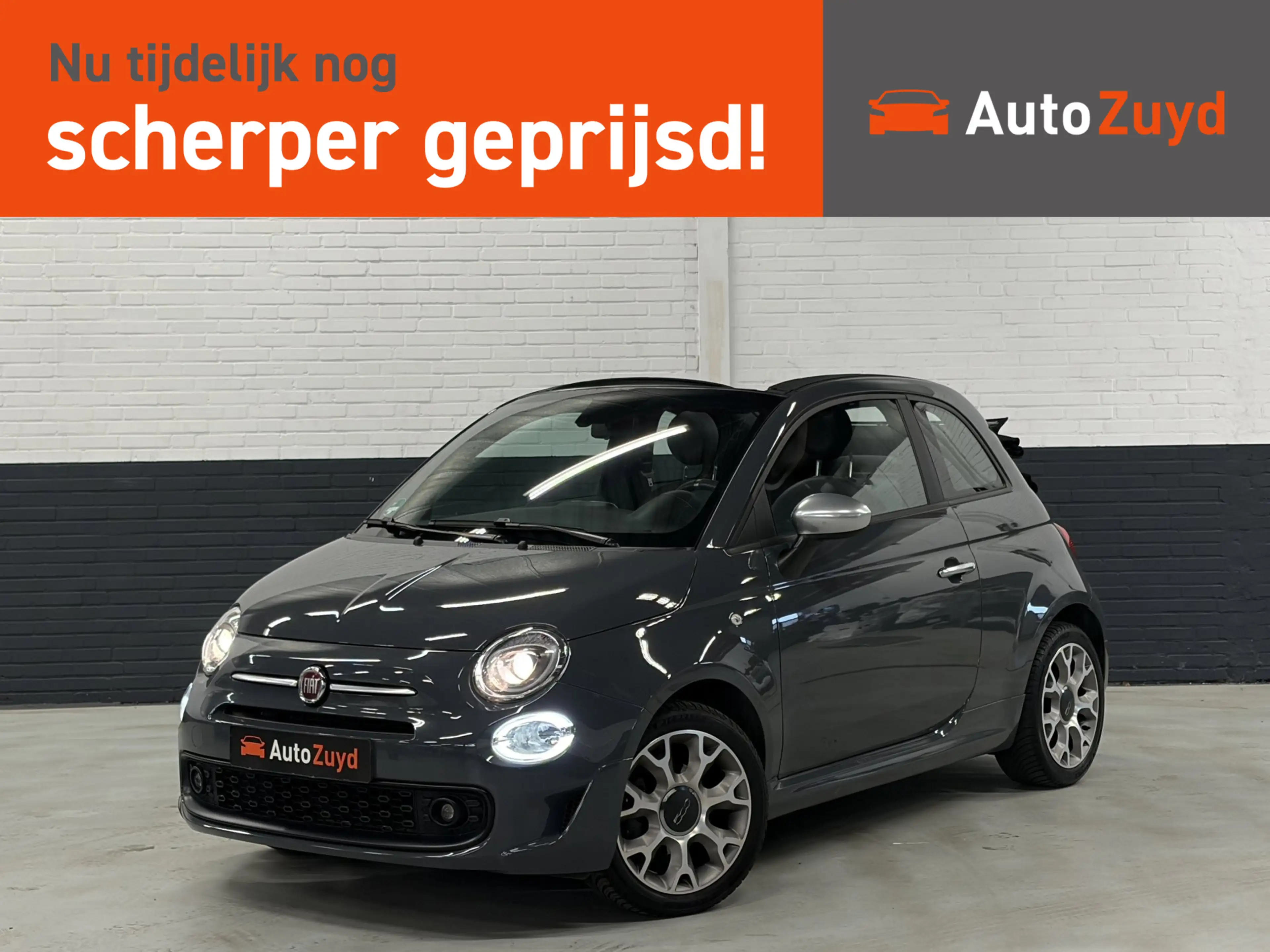 Fiat 500C Cabrio 1.0 Hybrid Rockstar Sport Leder / Navi / Lu