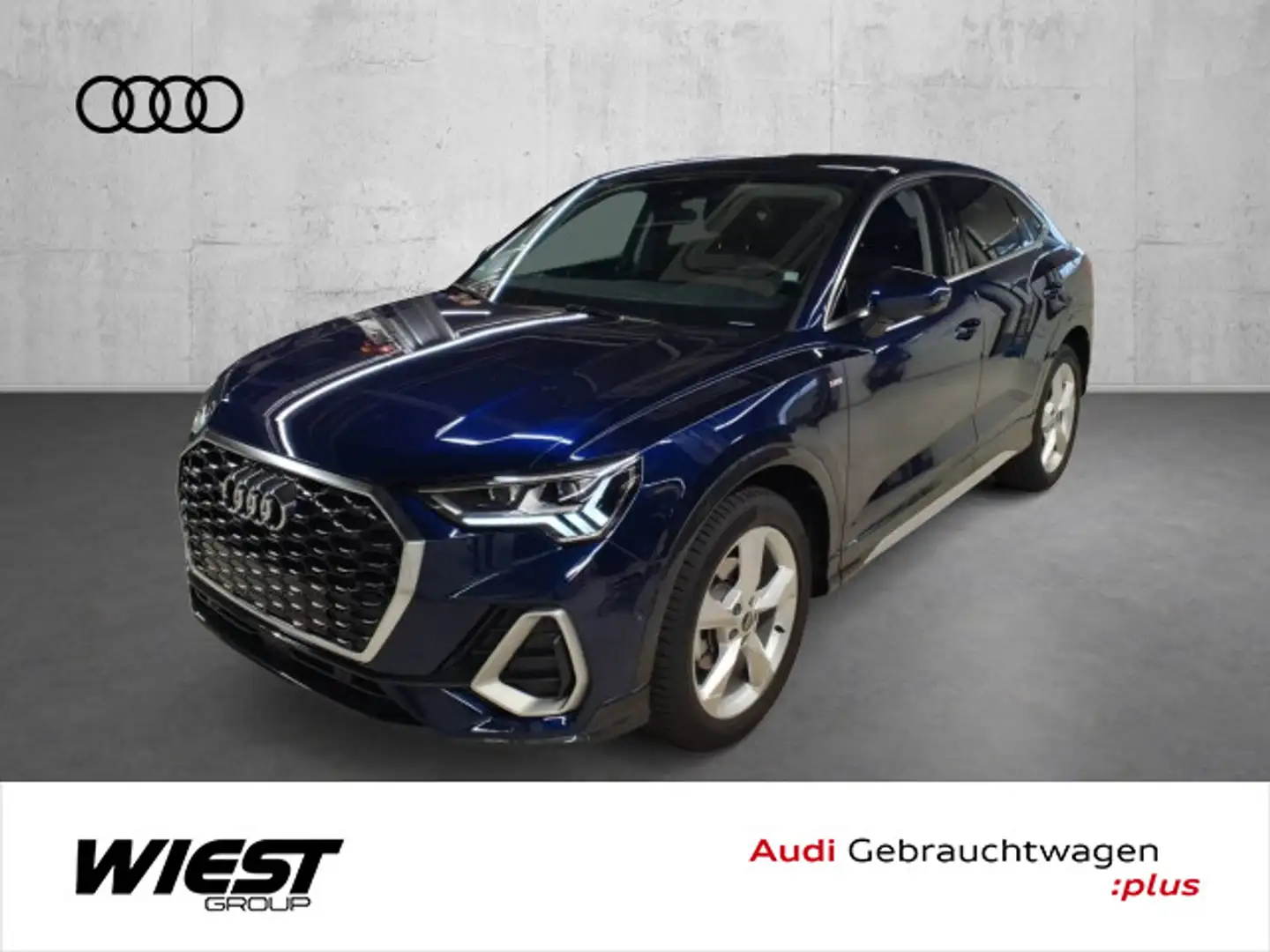 Audi Q3 S line 35 TFSI S tronic Navi virtua Blau - 1