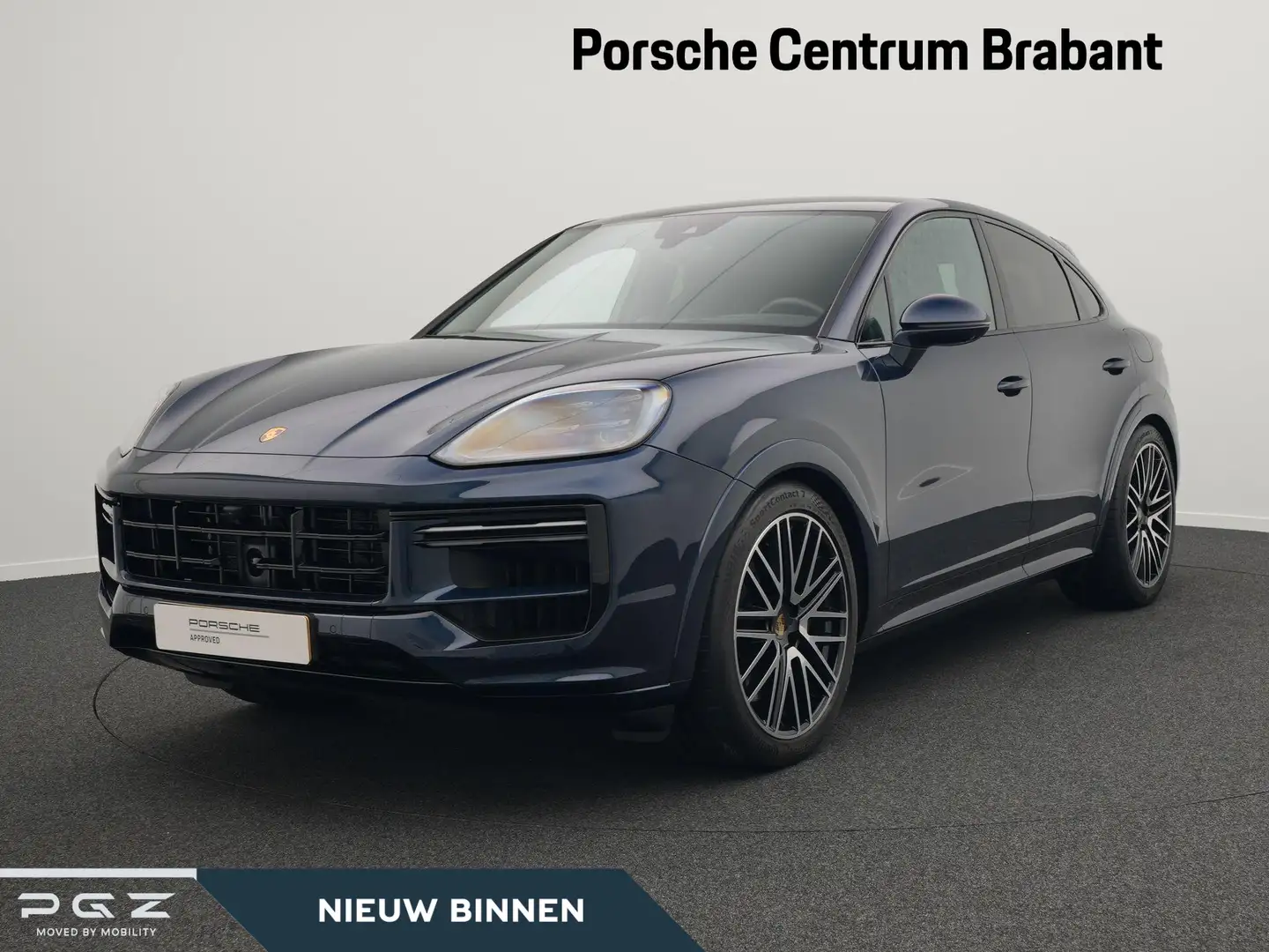 Porsche Cayenne Turbo E-Hybrid Coupé Blauw - 1