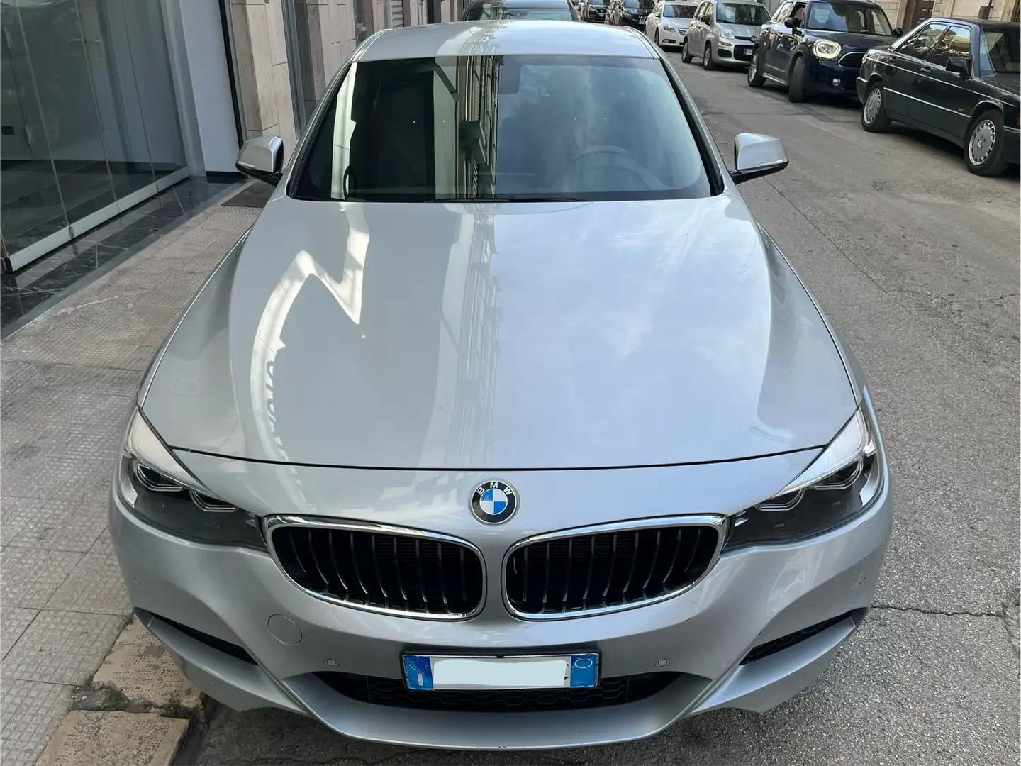 BMW 320 320d Gran Turismo Msport auto Plateado - 2