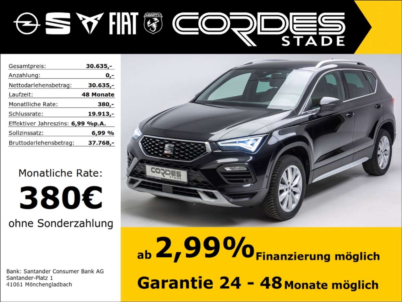 Seat Ateca — Seat Ateca Xperience Automatik Allwetter AHK Kamera (122)