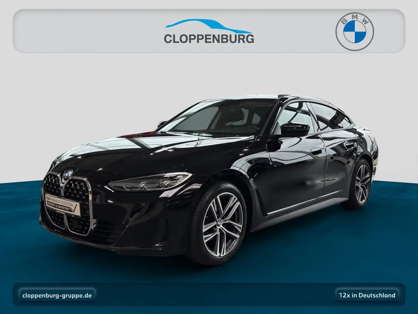 BMW 420 d Gran Coupé Navi+SHZ+HiFi+Spurass.+Klimaaut. Schwarz - 1