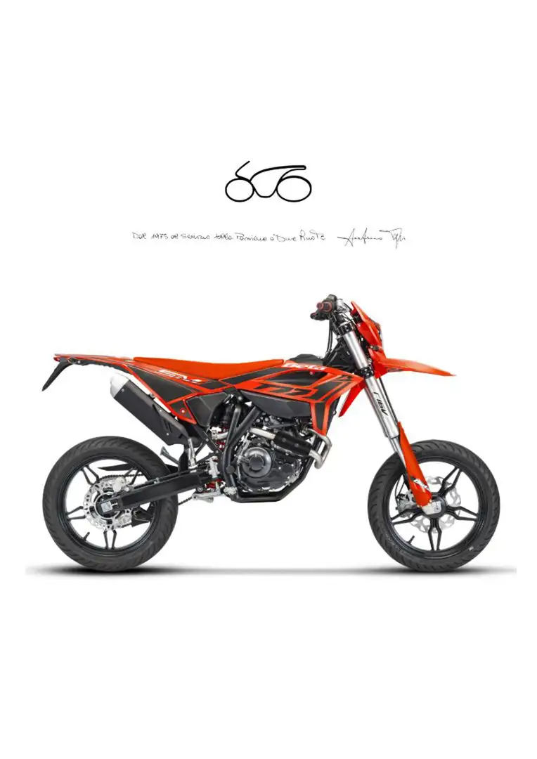 Beta RR 125 MOTARD T Rood - 1